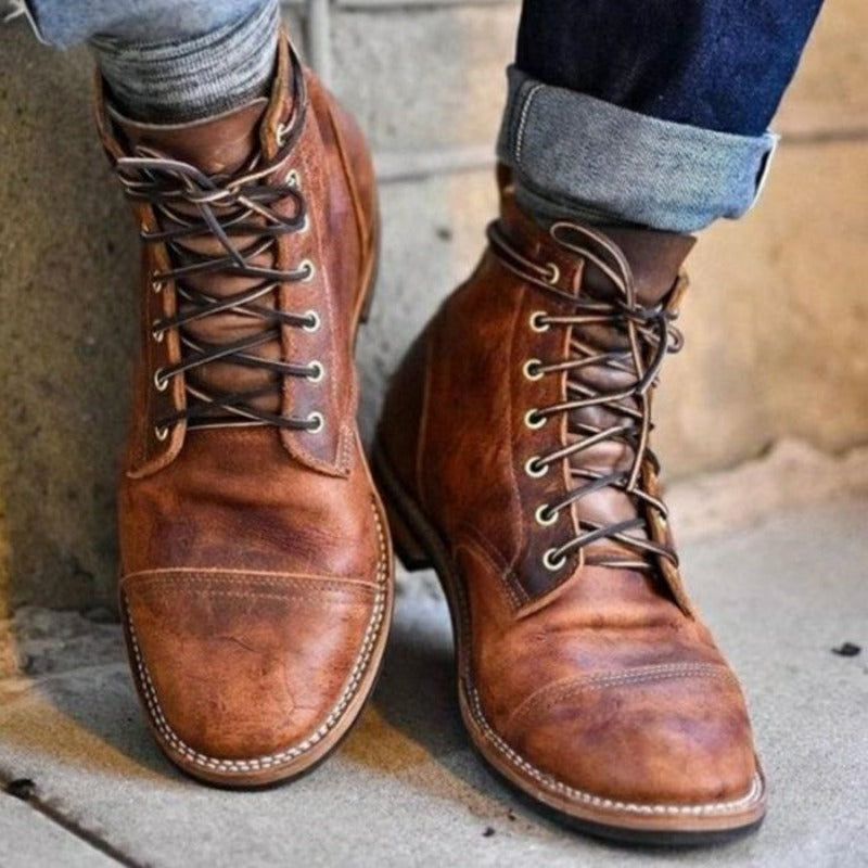 Dennis - Premium Leather Boots