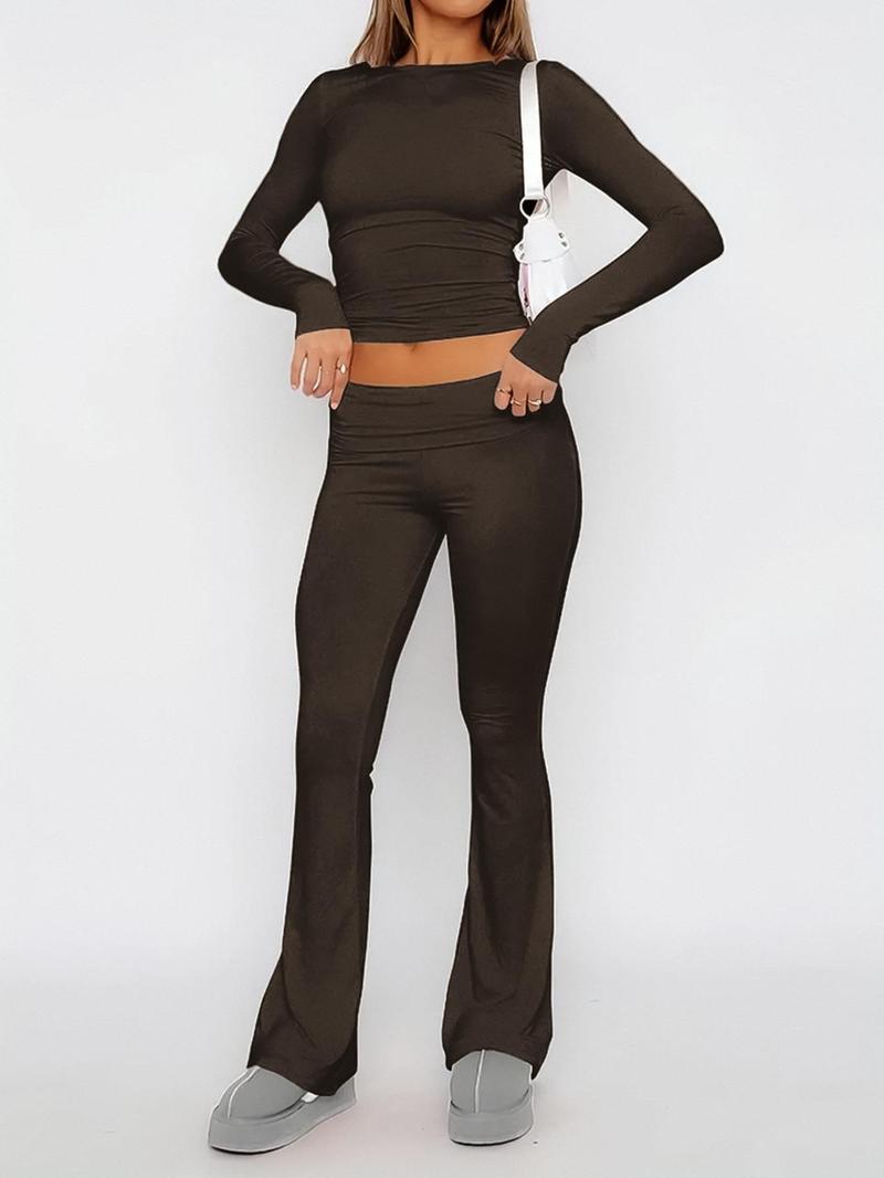 2-Piece Long-Sleeve Loungewear Set