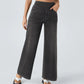 Lyvazza Flex™ Wide High Waisted Stretch Washed Jeans