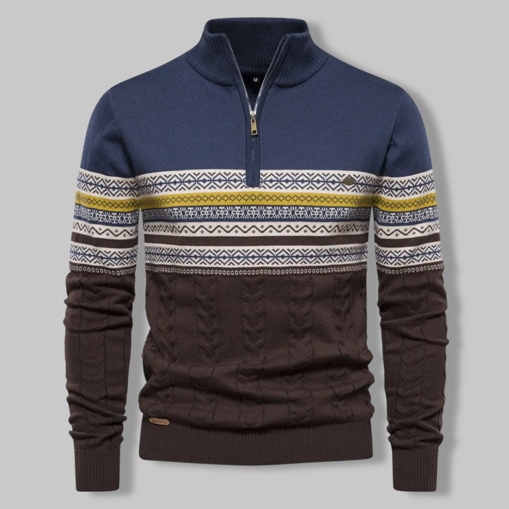 Alexander™ | Sweater with quarter zipper