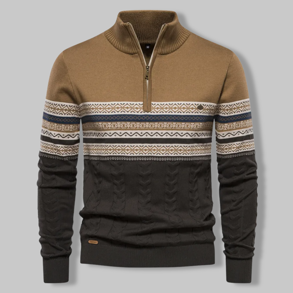 Alexander™ | Sweater with quarter zipper