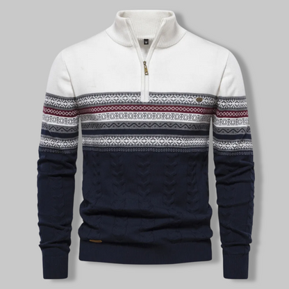 Alexander™ | Sweater with quarter zipper