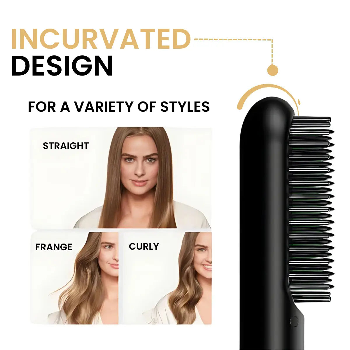 Brusheo Hair Pro - Cordless Straightening Brush