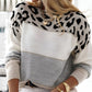 Cheyenne™ - Casual sweater with leopard design