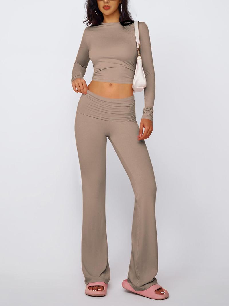 2-Piece Long-Sleeve Loungewear Set