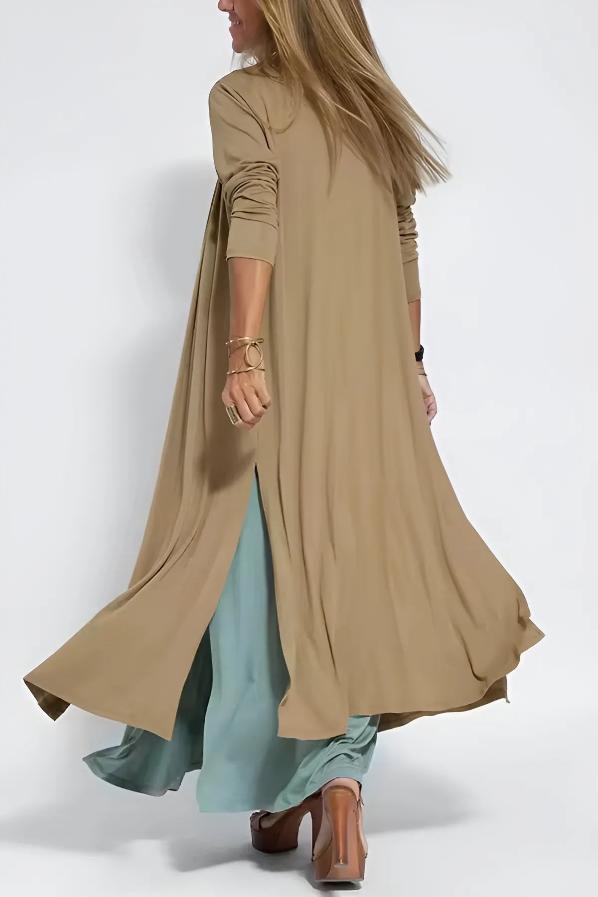 Lyvazza Elegant long dress matching cardigan FREE