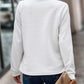 Fania™ | Elegant Zippered V-Neck Sweater