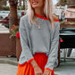 Lyvazza™ - Long-sleeved striped top